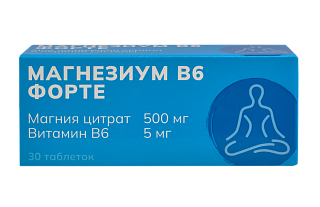 Магнезиум B6 форте таб N30 (Фармацевт)