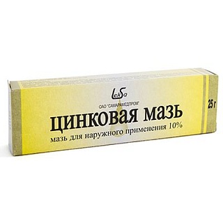 Цинковая мазь 25г (Самарамедпром)