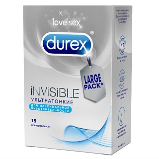 Дюрекс презервативы invisible N18 (Рекитт)