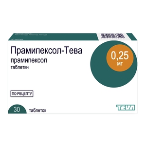 Прамипексол-Тева таб 0,25мг N30 (Тева)