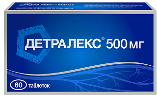 Детралекс таб п/пл/о 500мг N60 (Сервье)