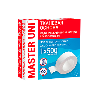 Мастер Юни лейкопласт ткан осн 1х500см (Фармлайн)