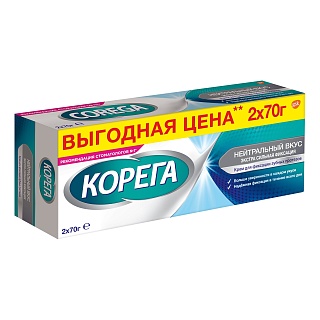 Корега крем д/фикс зуб протез нейтрал вкус 70г N2 (Глаксо)