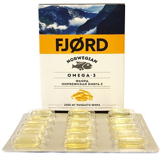Фьорд Норвежская Омега-3 капс N30 (Вариант)