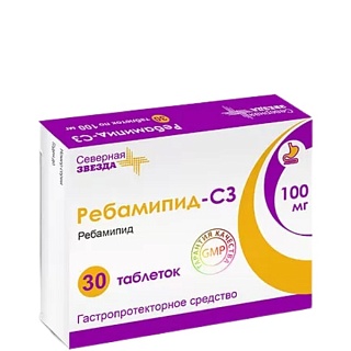 Ребамипид СЗ таб п/пл/о 100мг N30 (СевернаяЗвезда)