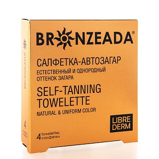 Либридерм Бронзиада салфетка-автозагар N4 (Зелдис)