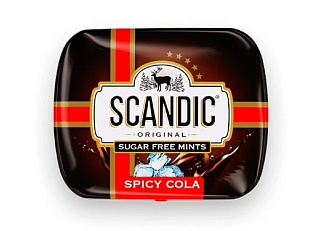 SCANDIC Конфеты б/сах вкус Кола (Энерго Рус ТД)