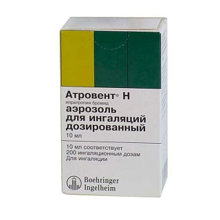 Атровент Н аэр 20мкг 200доз 10мл (Берингер)