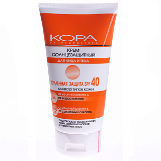 Кора Крем с/защит Spf40 д/лица/тела 150мл (Фитопром)