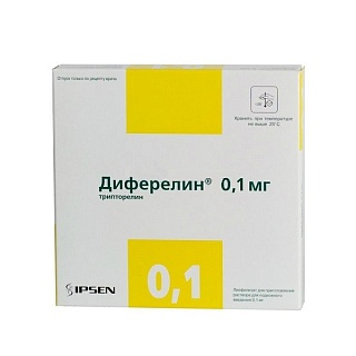 Диферелин пор д/приг сусп 0,1мг N7 (Ипсен)