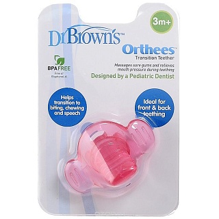 Доктор Браун прорезыватель переход розовый (Ханди-Крафт)