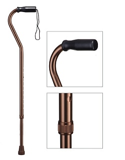 Трость WR-417 со смещ центр тяжести бронза